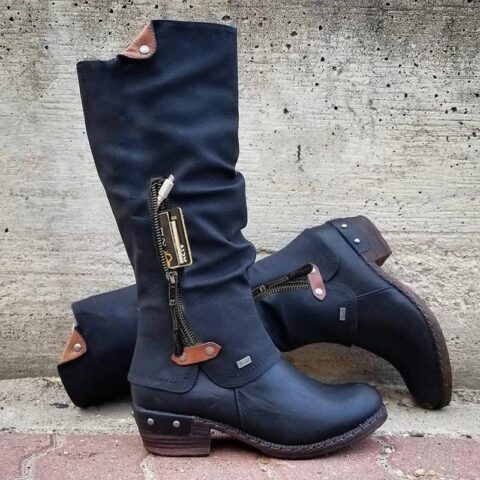 Bottes mi-mollet originales pour femme